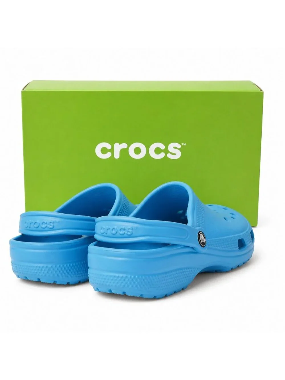 Crocs Kids Classic Clogs J4 Venetian Blue 206991-4OX Water Shoes New With Box